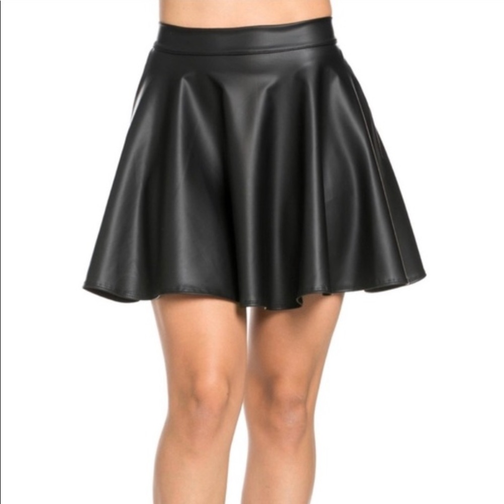 H&M Vegan Leather Skirt